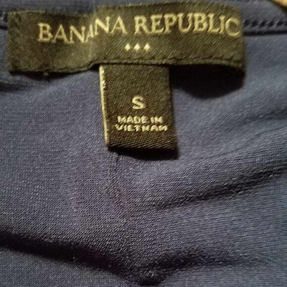 Banana Republic Factory Blue Knit Bodycon Below the Knee Dress Size Small - Picture 2 of 11